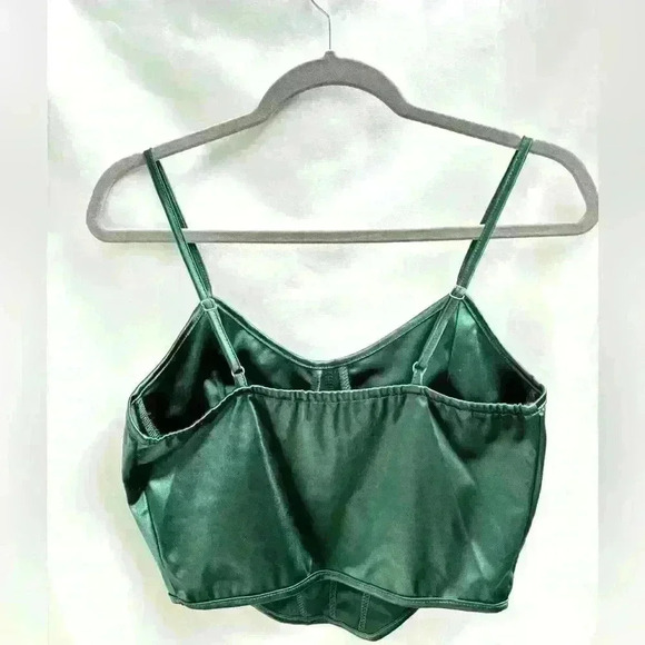 Curved Hem Satin Cami Top - Picture 3 of 4